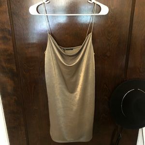 Zara mini slip dress